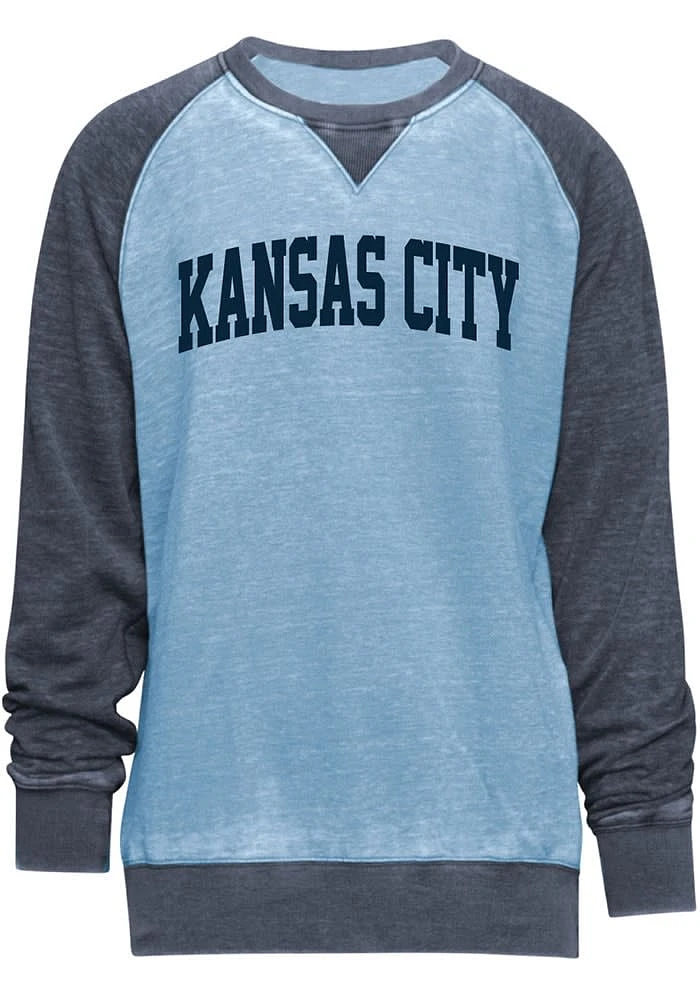 Kansas City Mens Blue Elite Long Sleeve Crew Sweatshirt