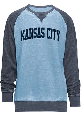 Kansas City Mens Blue Elite Long Sleeve Crew Sweatshirt