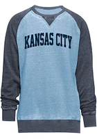 Kansas City Mens Blue Elite Long Sleeve Crew Sweatshirt