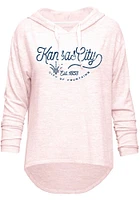 Kansas City Womens Pink Of Fountains Hooded Sweatshirt