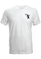 Michigan State Spartans Womens White Julia Gash Short Sleeve T-Shirt