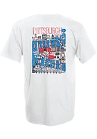 Pittsburgh White Julie Gash Short Sleeve T Shirt