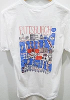 Pittsburgh White Julie Gash Short Sleeve T Shirt