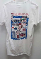 Philadelphia White Julie Gash Short Sleeve T Shirt