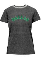 Dallas Ft Worth Womens Grey Ringer Short Sleeve T-Shirt