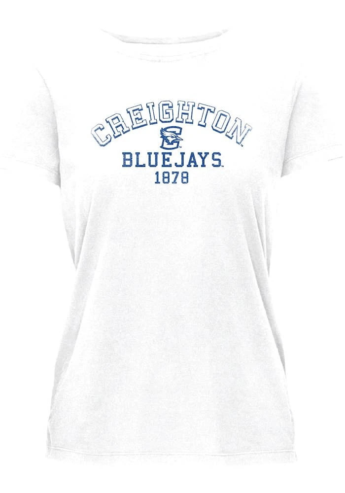 Creighton Bluejays Womens White Essential Short Sleeve T-Shirt