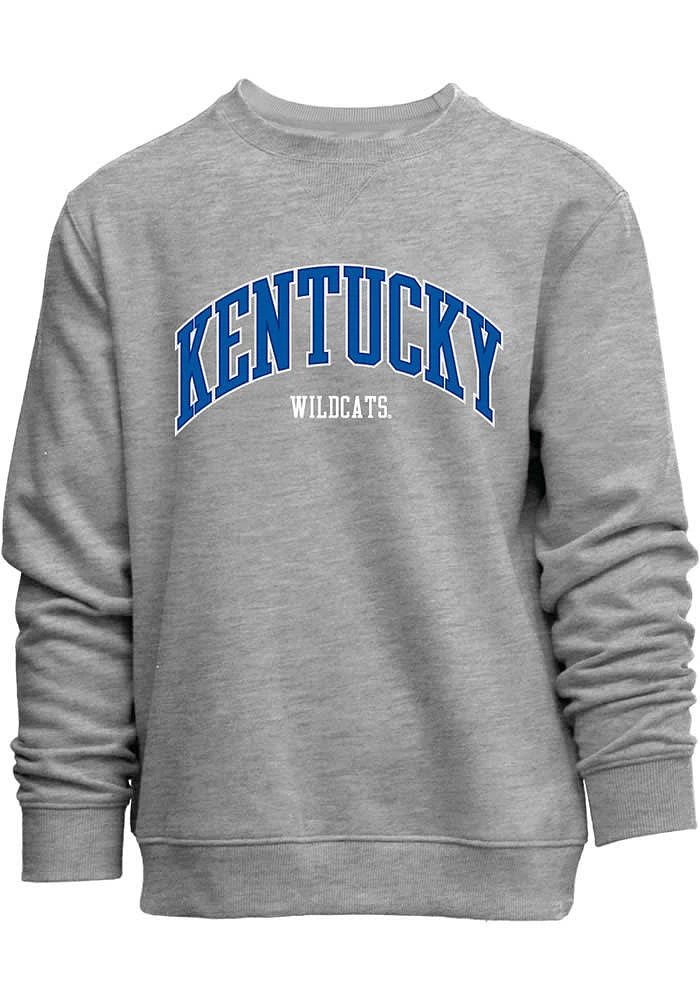 Kentucky Wildcats Mens Everyday Team Name Applicque Long Sleeve Crew Sweatshirt