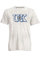 Kentucky Wildcats Oatmeal Go To Team Initial Short Sleeve Fashion T Shirt