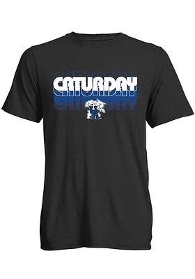 Kentucky Wildcats Black Go To Caturday Repeat Logo Short Sleeve T Shirt