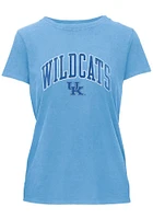 Kentucky Wildcats Womens Light Blue Essentials Short Sleeve T-Shirt