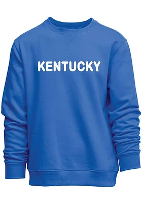 Kentucky Wildcats Womens Blue Everyday Chenille Crew Sweatshirt