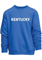 Kentucky Wildcats Womens Blue Everyday Chenille Crew Sweatshirt