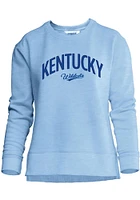 Kentucky Wildcats Womens Light Blue Unity Jersey Crew Sweatshirt