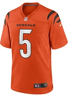 Tee Higgins  Nike Cincinnati Bengals Orange Alt Football Jersey