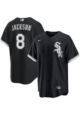 Bo Jackson Chicago White Sox Mens Replica Alternate Jersey - Black