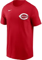 Tyler Stephenson Cincinnati Reds Red Name Number Short Sleeve Player T Shirt