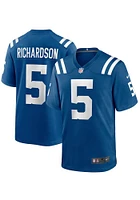 Anthony Richardson  Nike Indianapolis Colts Blue Home Game Football Jersey