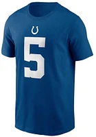 Anthony Richardson Indianapolis Colts Blue Name and Number Short Sleeve Player T Shirt
