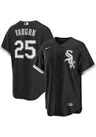 Andrew Vaughn Chicago White Sox Mens Replica Alt Jersey - Black