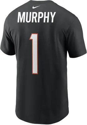 Myles Murphy Cincinnati Bengals Black Name and Number Short Sleeve Player T Shirt