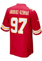 Felix Anudike-Uzomah  Nike Kansas City Chiefs Red Home Game Football Jersey