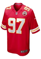 Felix Anudike-Uzomah  Nike Kansas City Chiefs Red Home Game Football Jersey