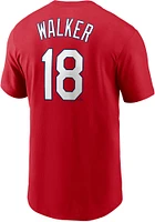 Jordan Walker St Louis Cardinals Red Home Name Number Short Sleeve Player T Shirt
