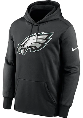 Nike Philadelphia Eagles Mens Black Prima Logo Therma Hood