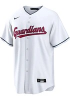 Myles Straw Cleveland Guardians Mens Replica Home Jersey - White