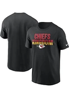 Nike Kansas City Chiefs Black Local Short Sleeve T Shirt