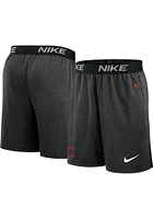 Nike Cincinnati Reds Mens Black Knit Shorts