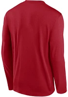 Nike Cincinnati Reds Red TM Issued Long Sleeve T-Shirt