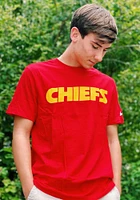 Nike Kansas City Chiefs Red Wordmark Essential Short Sleeve T Shirt