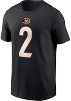 Evan McPherson Cincinnati Bengals Black NN Tee Short Sleeve Player T Shirt