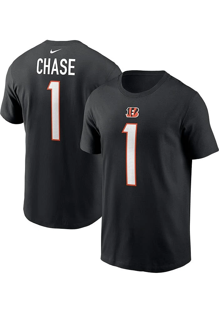 Ja'Marr Chase Cincinnati Bengals NN Tee Short Sleeve Player T Shirt