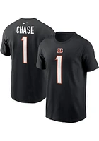 Ja'Marr Chase Cincinnati Bengals NN Tee Short Sleeve Player T Shirt