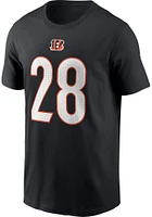 Joe Mixon Cincinnati Bengals Black NN Tee Short Sleeve Player T Shirt