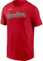 Steven Kwan Cleveland Guardians Red Name Number Short Sleeve Player T Shirt