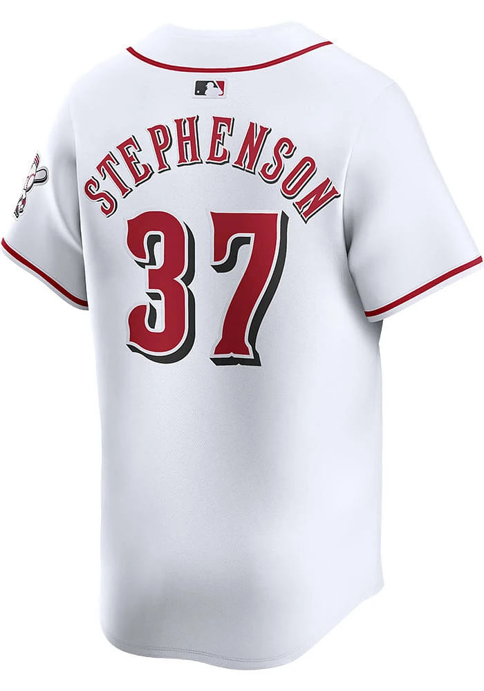 Tyler Stephenson Nike Cincinnati Reds Mens White Home Limited Baseball Jersey