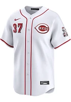 Tyler Stephenson Nike Cincinnati Reds Mens White Home Limited Baseball Jersey