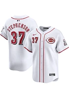 Tyler Stephenson Nike Cincinnati Reds Mens White Home Limited Baseball Jersey