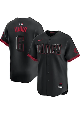 Jonathan India Nike Cincinnati Reds Mens Black City Connect Ltd Style Limited Baseball Jersey