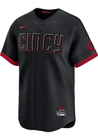 Barry Larkin Nike Cincinnati Reds Mens Black City Connect Ltd Limited Baseball Jersey