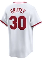 Ken Griffey Jr. Cincinnati Reds Nike Cooperstown Jersey - White