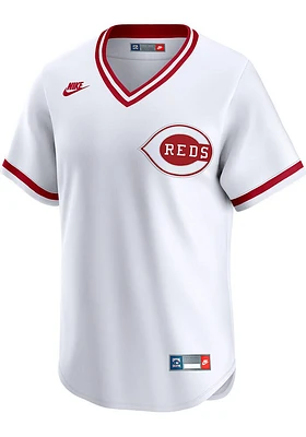 Cincinnati Reds Nike Home Game Cooperstown Jersey - White