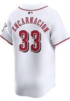 Christian Encarnacion-Strand Nike Cincinnati Reds Mens White Home Limited Baseball Jersey