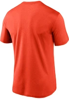 Nike Cleveland Browns Orange Logo Legend Short Sleeve T Shirt