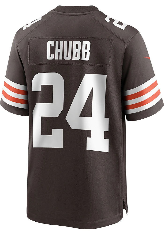 Nick Chubb Nike Cleveland Browns Brown Home Game Football Jersey