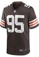 Myles Garrett  Nike Cleveland Browns Brown Home Game Football Jersey