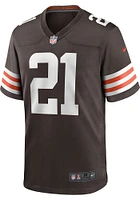 Denzel Ward  Nike Cleveland Browns Brown Home Game Football Jersey